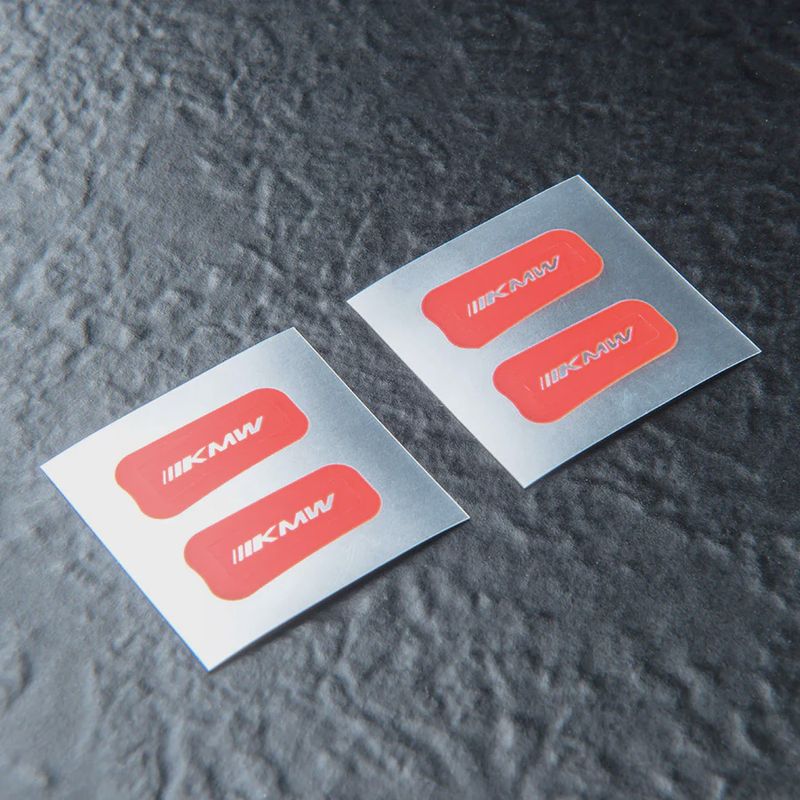 MST TE37 Wheel Sticker - Red