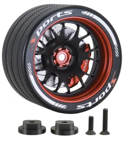 Alloy Transmitter Grip, Color: BLACK_RED