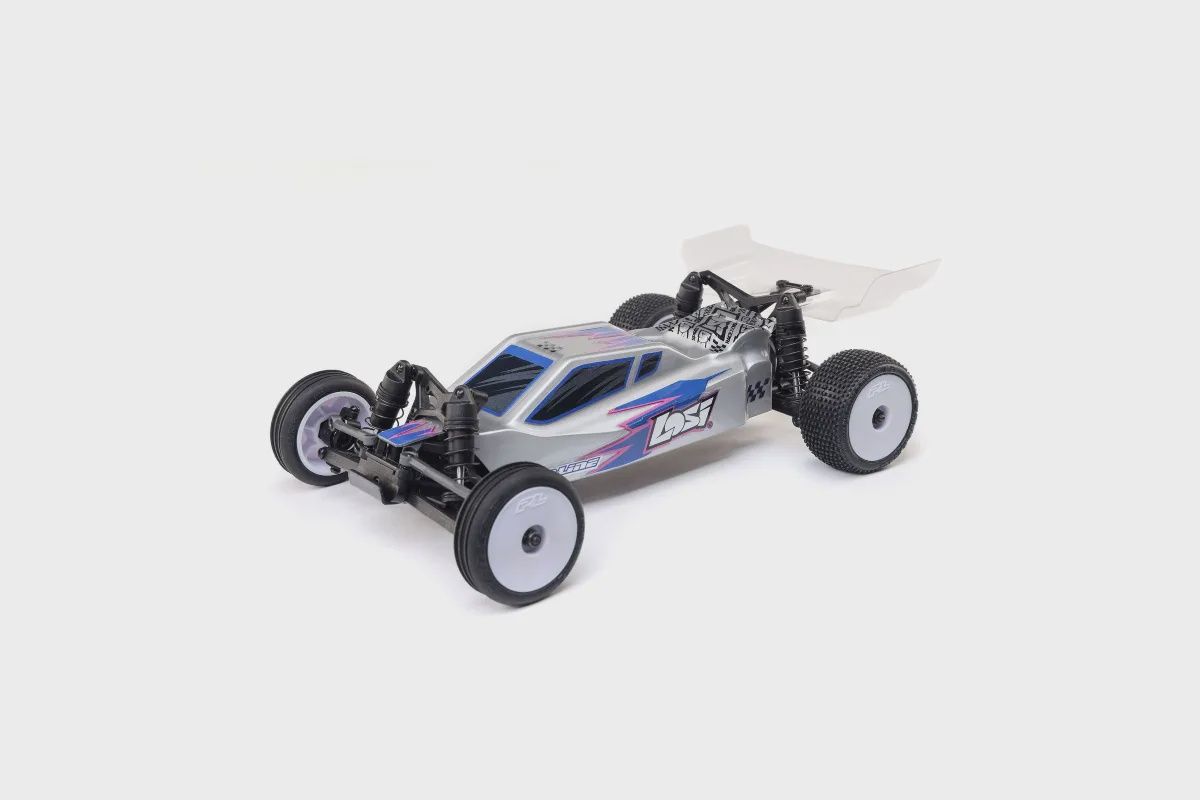 Losi Micro-B RC Buggy Electric 2WD 1/24 Scale RTR - Silver
