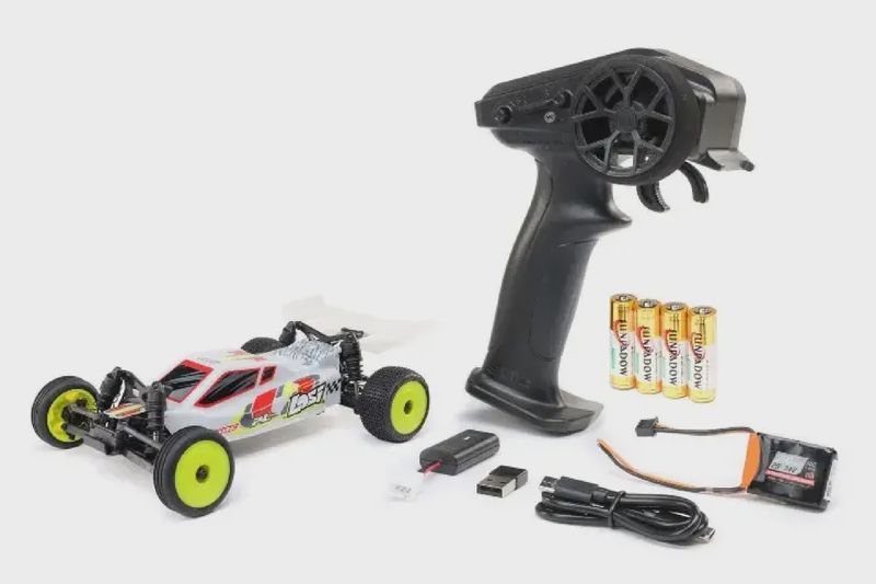Losi Micro-B RC Buggy Electric 2WD 1/24 Scale RTR - Silver