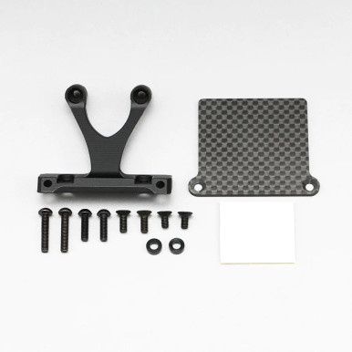 Yokomo Rear ESC Mount Set - Black, Red, Purple, Colour: Black