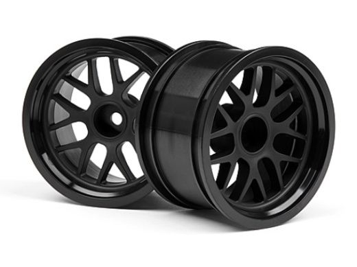 HPI BBS Spoke Wheel 48X31mm Black (9mm Offset/2Pcs) [109156]