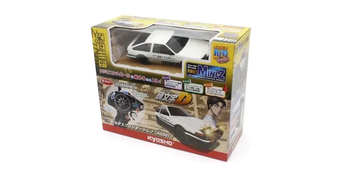 Kyosho First Mini-Z Initial D Toyota Sprinter Trueno AE86 White/Black