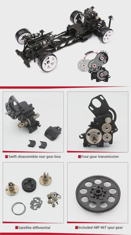 Usukani NGE 2.0 SE RWD Drift Chassis Kit