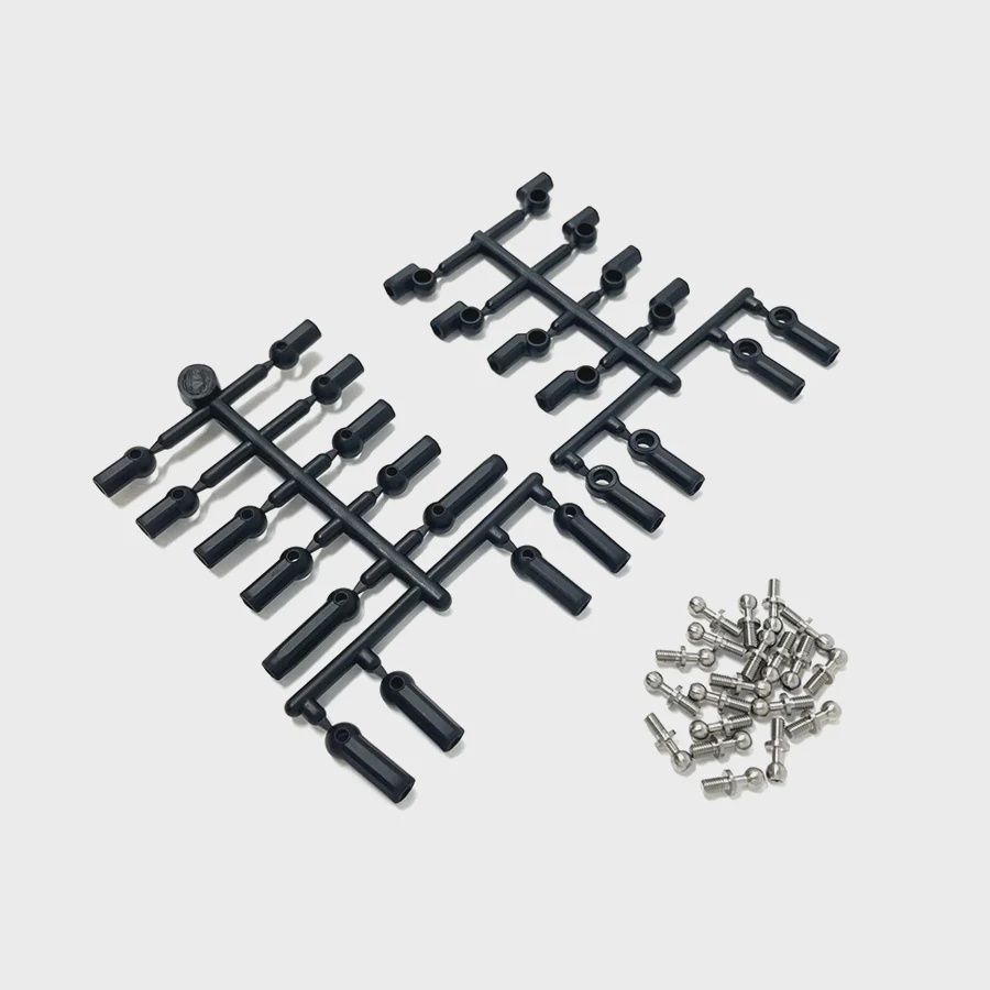 Rhino Racing Titanium Φ4.3 Ball Stud and Cup Set