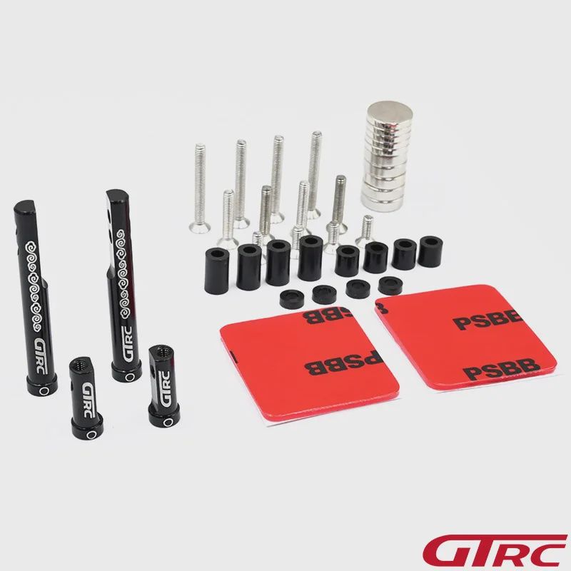 GTRC Body Magnet and Mount Kit Black With Crossbar