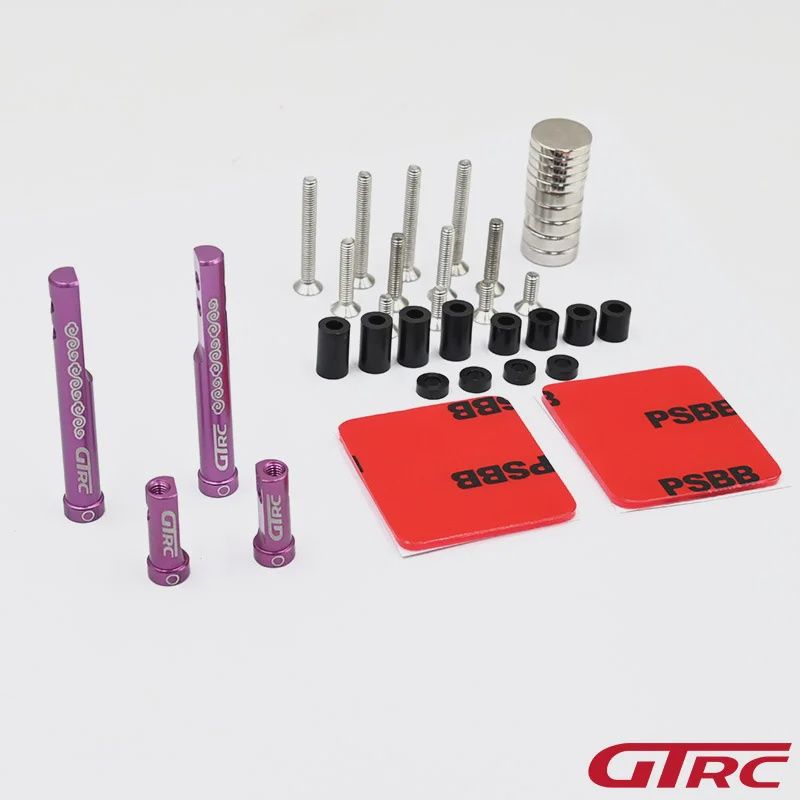 GTRC Body Magnet and Mount Kit Purple With Crossbar