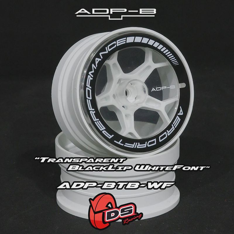 AERO DRIFT Performance Wheel Cover - Flat Transparent / Black Lip