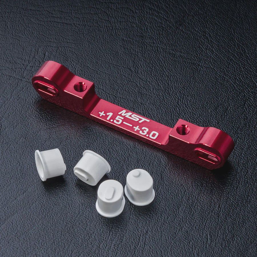MST Adjustable Alum. Suspension Mount (+1.5-+3.0) - Red