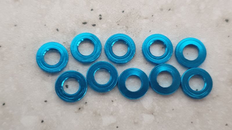 1mm Spacer 10pcs -Blue
