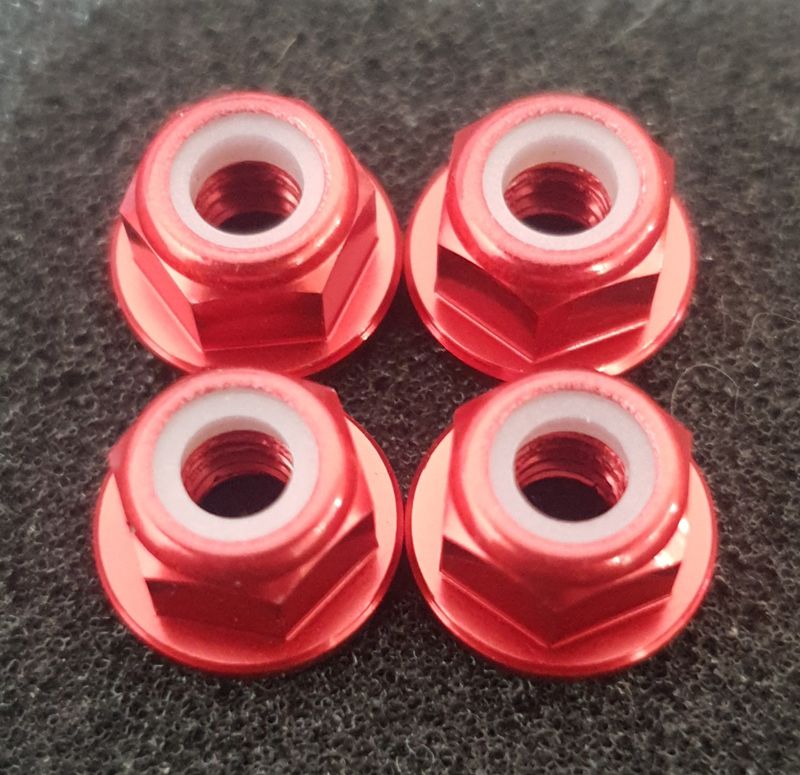 Ignite Alumunium Wheel Nut - Red
