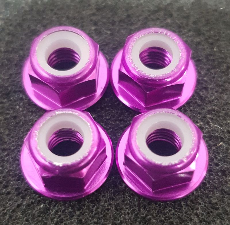 Ignite Alumunium Wheel Nut - Purple
