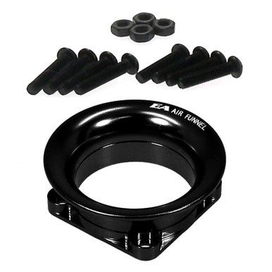 Alum. Air Funnel V2 30mm - Multiple Colours available, Color: Black