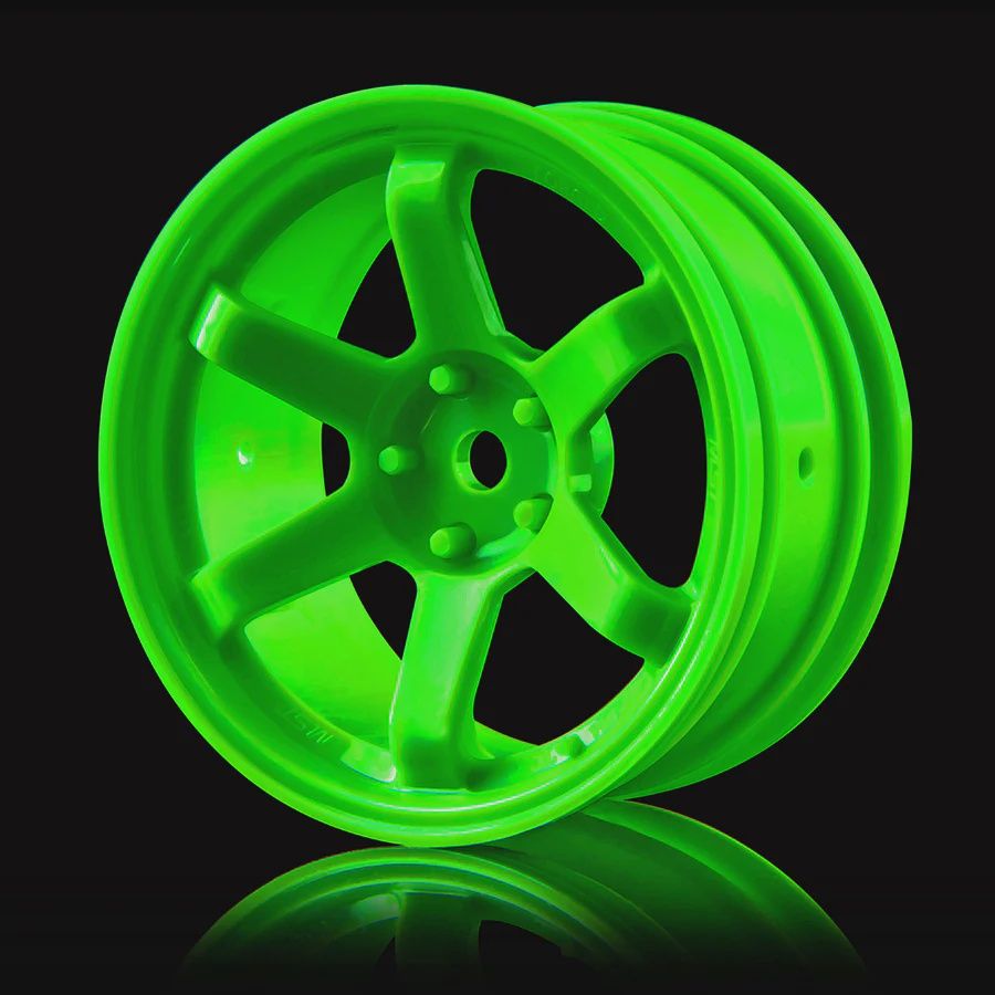 MST TE37 High Traction Wheel - Green, Offet: 5