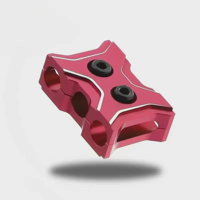Ignite Red Metal ESC Motor Cable Manager Wire Holder Fixed Clamps Buckle Compatible with 1/10