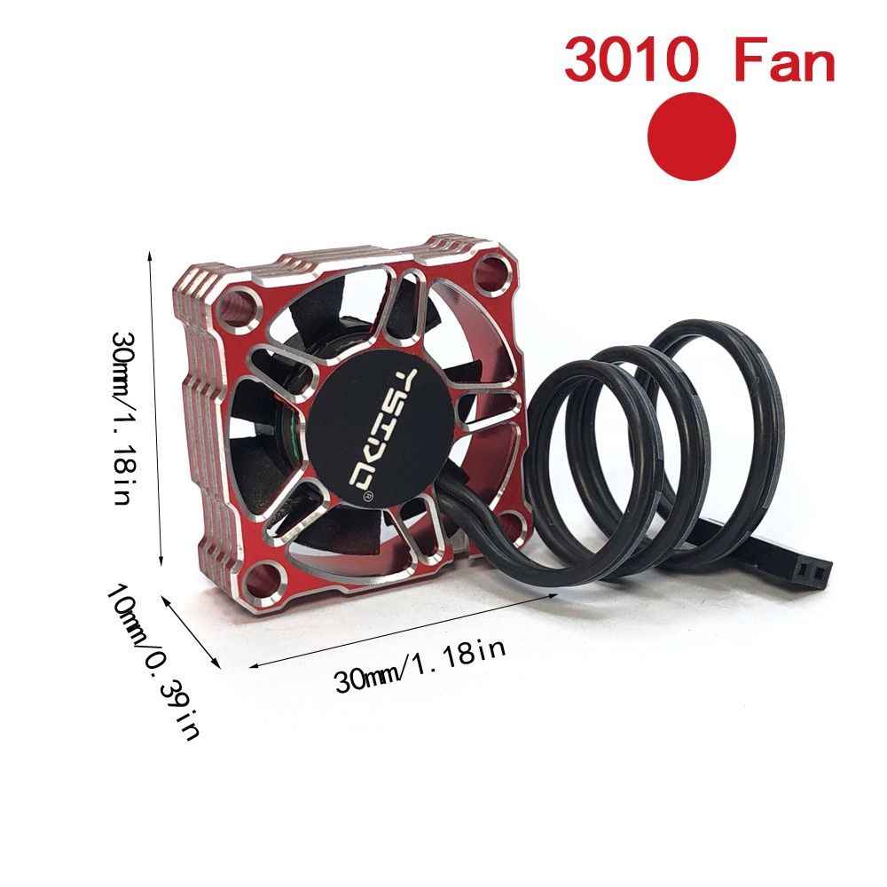 TSIDO 30mm Alumunium Fan Red