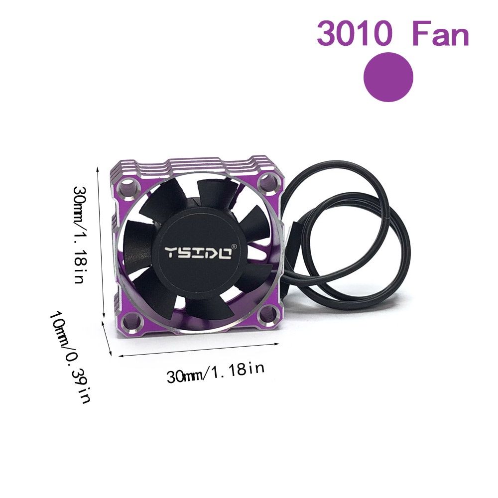 TSIDO 30mm Alumunium Fan Purple