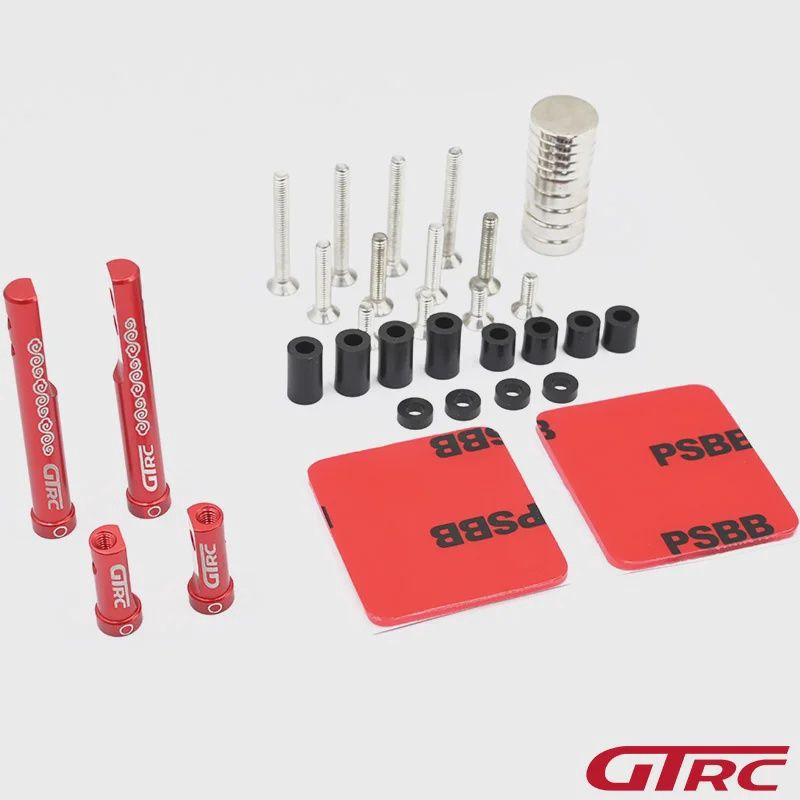 GTRC Body Magnet and Mount Kit Red With Crossbar