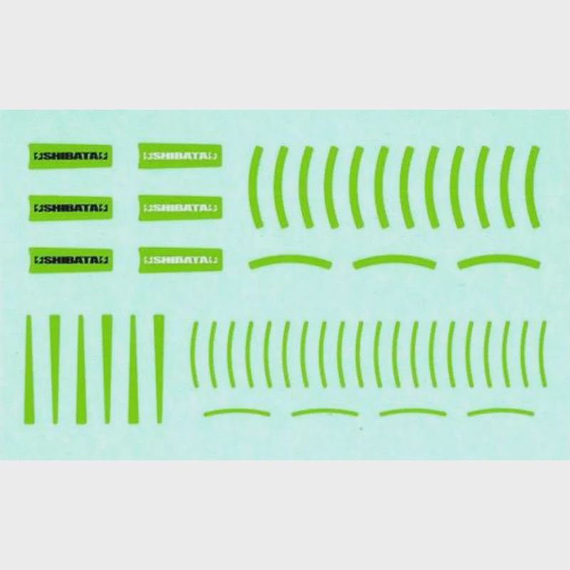 R31House SHIBATA Wheel Sticker - Green