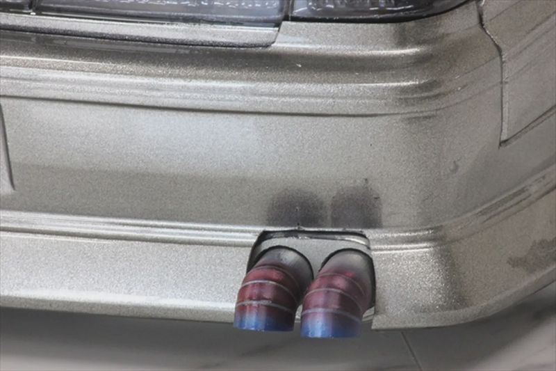 Pandora 1/10 Dual Muffler - Black Unpainted