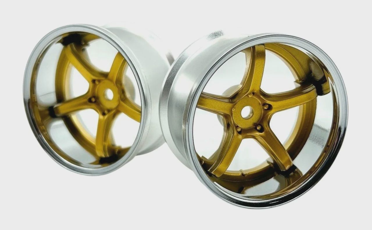 LAB - Work EMOTION T5R 2P T5R2P CONCAVE TYPE CANDY GOLD RIMS 6 Offset