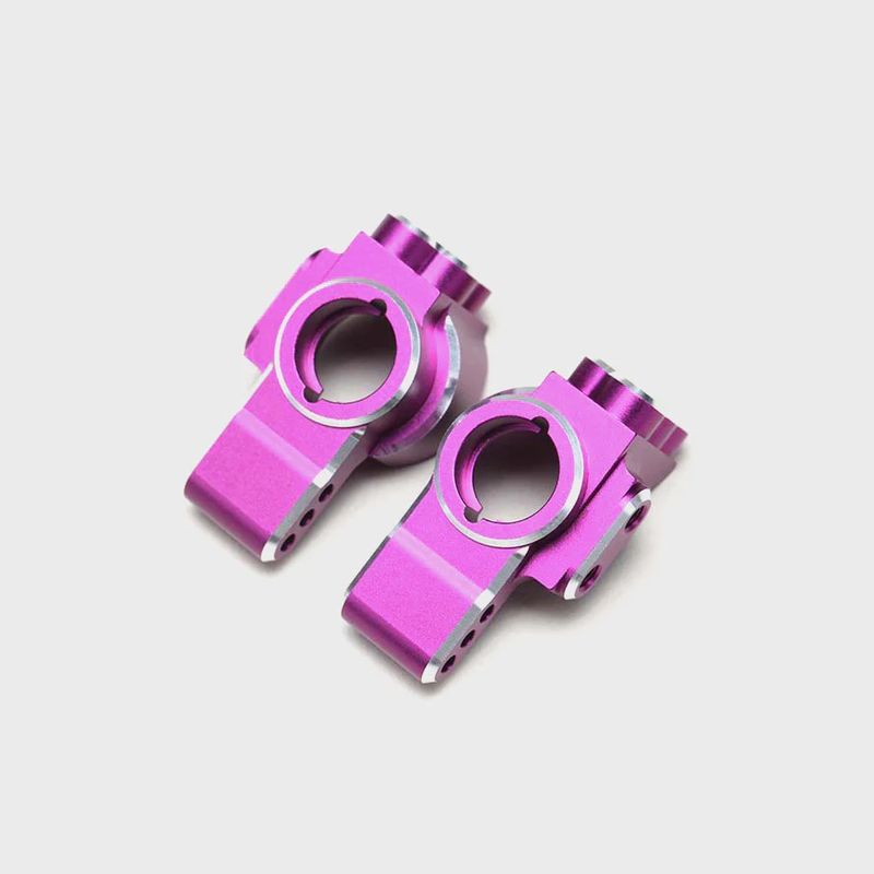 Yokomo Alum. Rear Hub Carrier - Purple