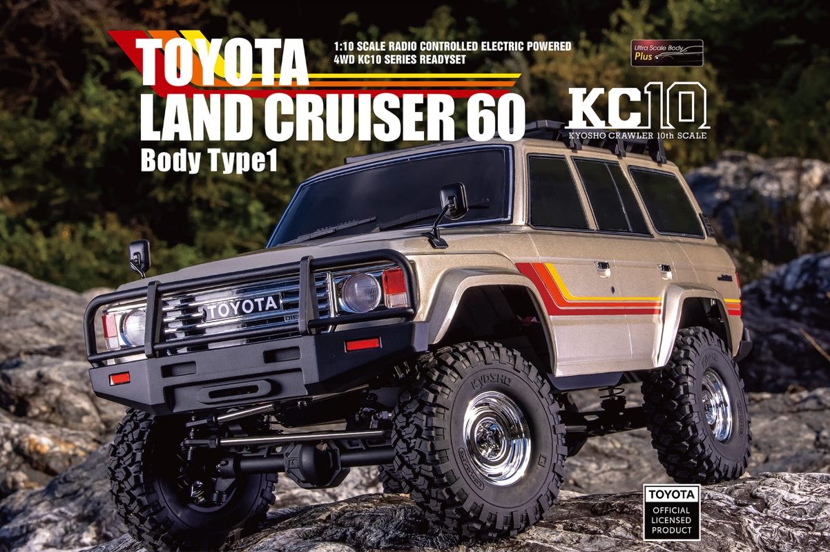 Kyosho 1/10 KC10 Toyota Land Cruiser 60 Body Type1 4WD Electric Crawler