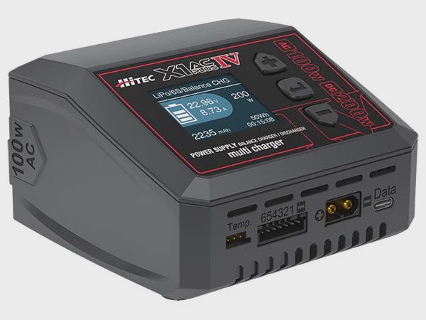 Hi-Tec X1 AC Plus IV Multi-Charger 44354 Dual-Channel AC/DC Charger/Discharger