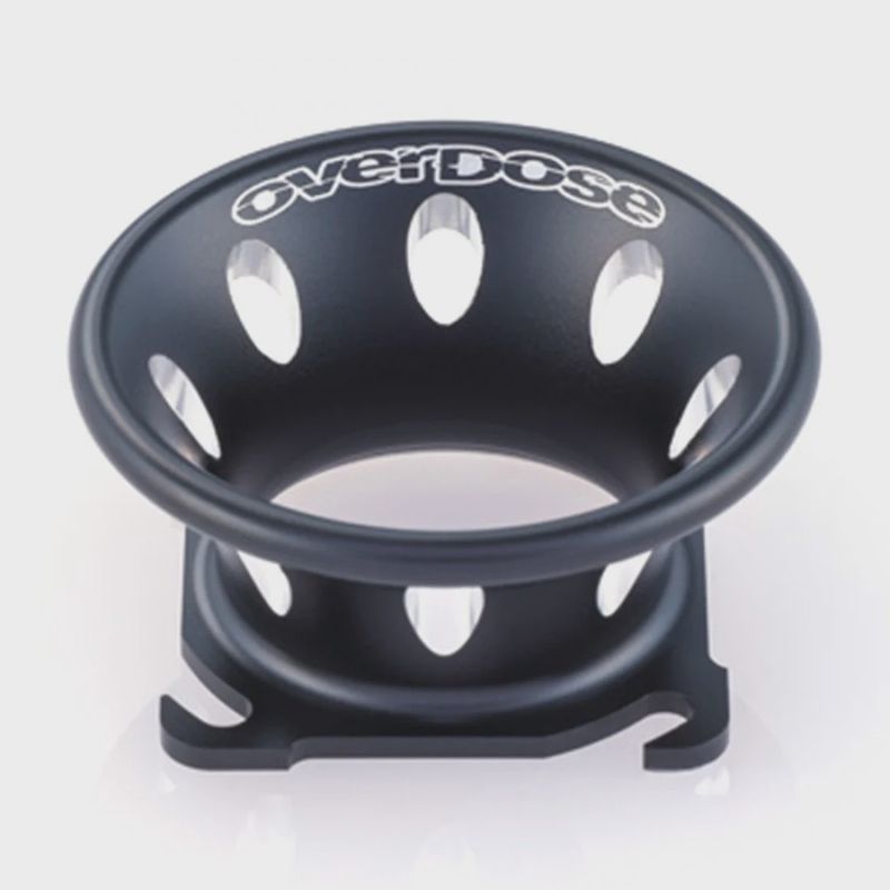 Overdose Aluminum 30x30mm Funnel Black