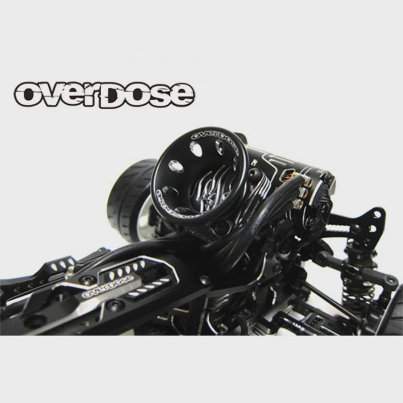 Overdose Aluminum 30x30mm Funnel Black