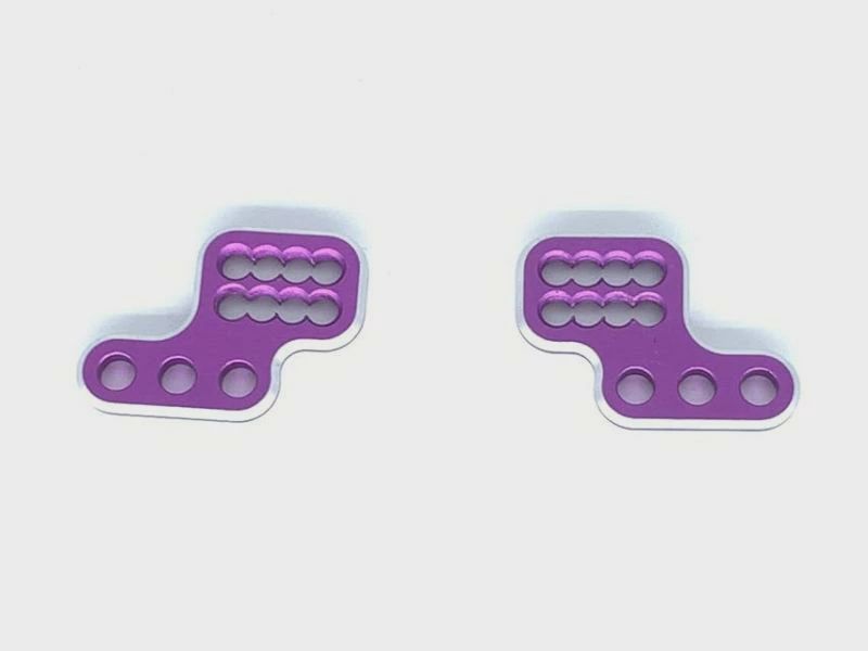 Square 5mm Pitch Bracket, Offset 2 (Purple) SGX-76P