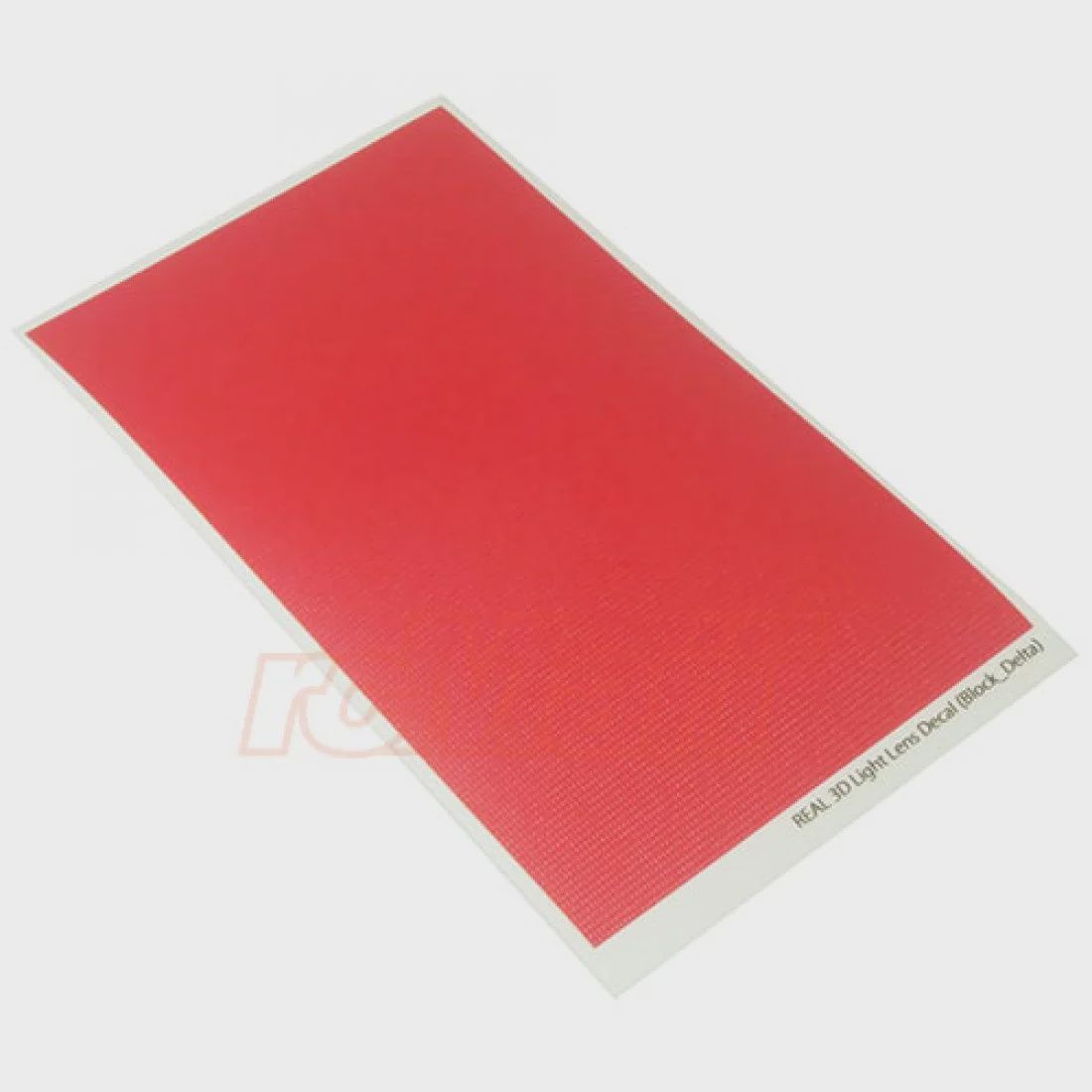 Wrap Up Next REAL 3D Light Lens Red Decal 130x75mm Block Delta