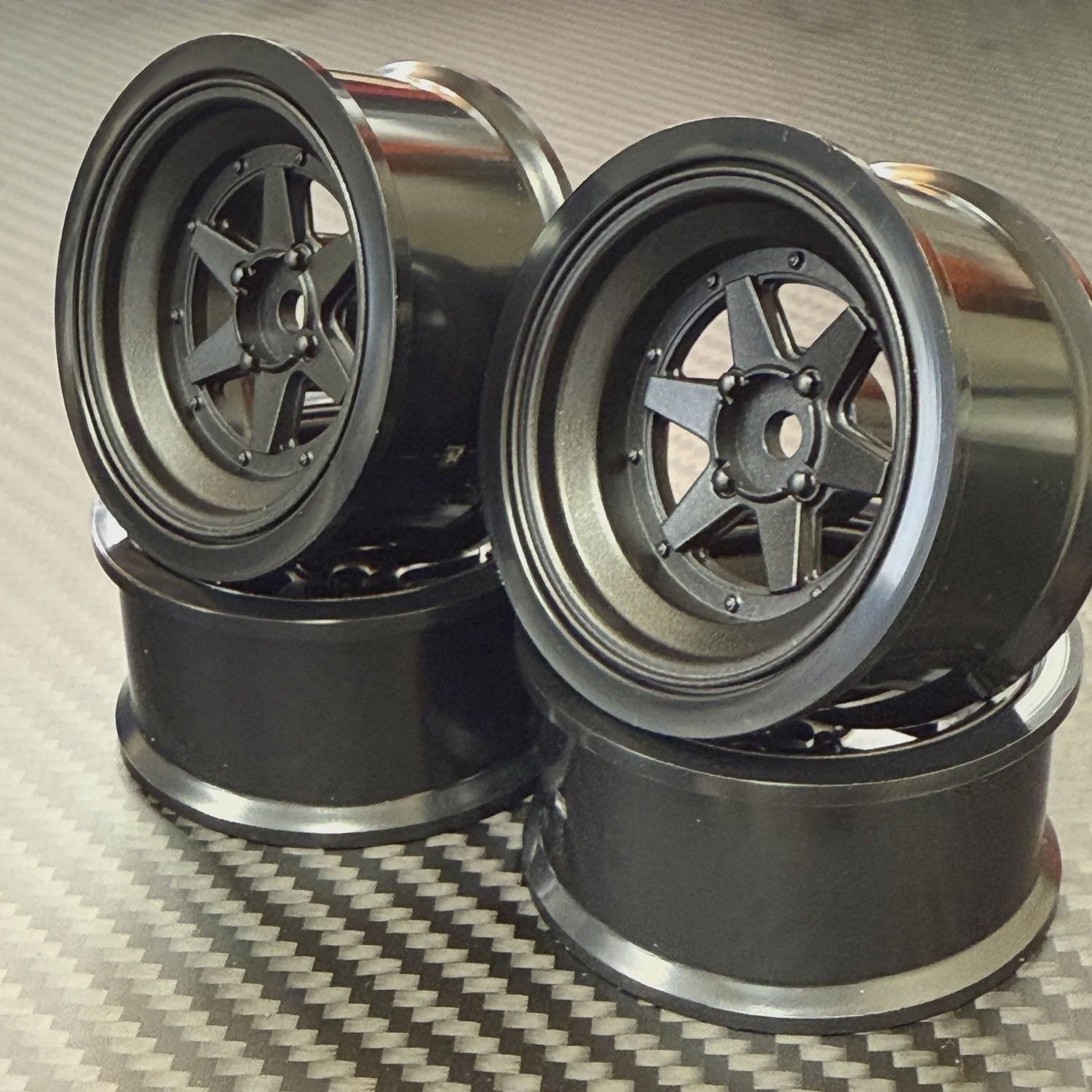 Longchamp Type Wheel Offset 6 Gun Metal 2pcs