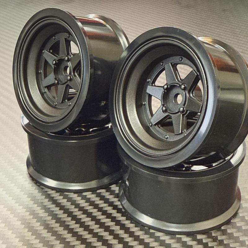 Longchamp Type Wheel Offset 6 Gun Metal 2pcs
