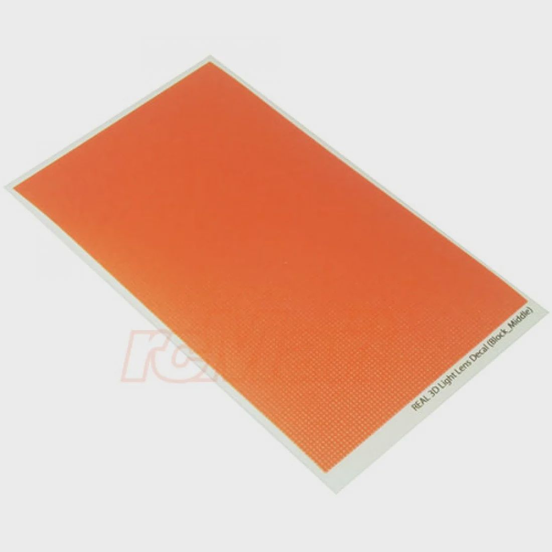 Wrap Up Next REAL 3D Light Lens Decal Orange 130x75mm Block Middle