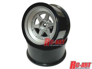 Longchamp Type Wheel Offset 6 Matte Silver 2pcs