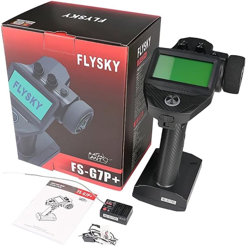 2025 NEWEST FLYSKY FS-G7P+ FS-G7P Plus 2.4G 7CH ANT Protocol Radio Transmitter Controller with FS-R11P Receiver