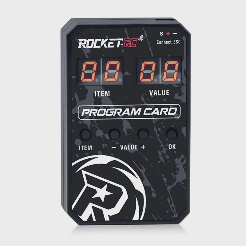 ROCKET-RC Brushless ESC 130A Sensored Speed Controller Program Card