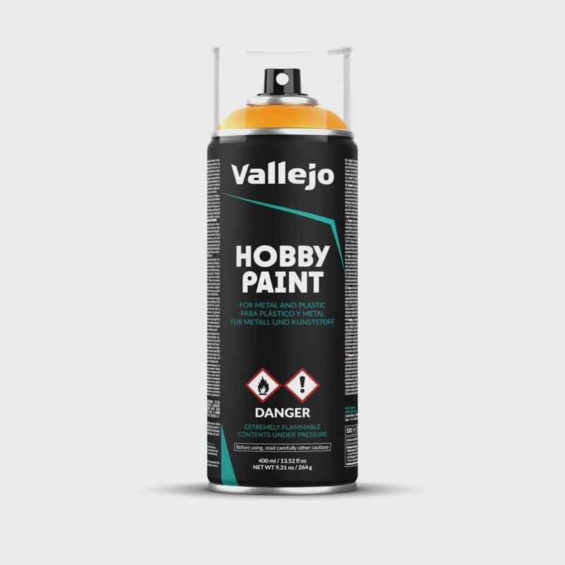 Vallejo Aerosol Sun Yellow 400ml Hobby Spray Paint