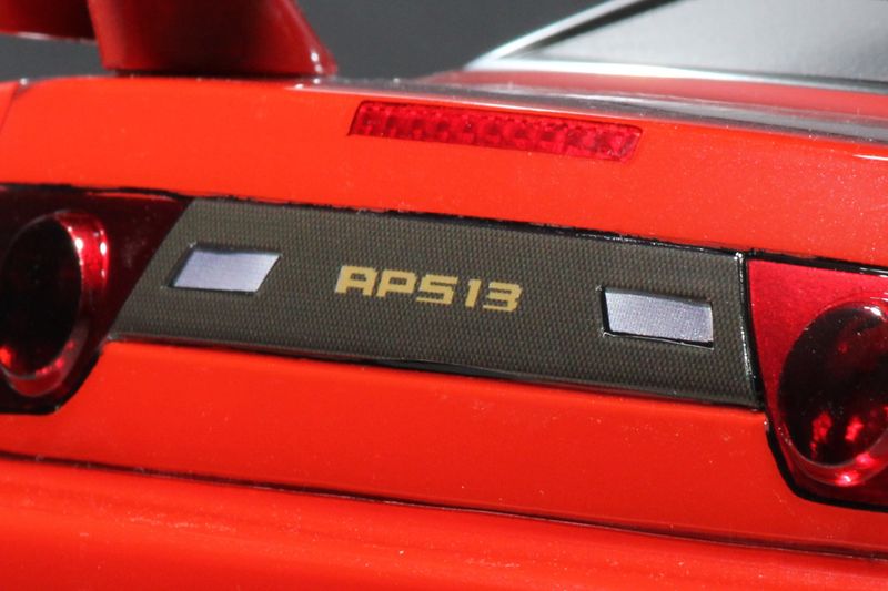 180SX Garnish Decal (carbon style)