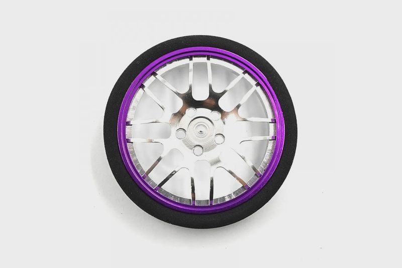 Yeah Racing Purple Aluminium Type B Transmitter Steering Wheel Set