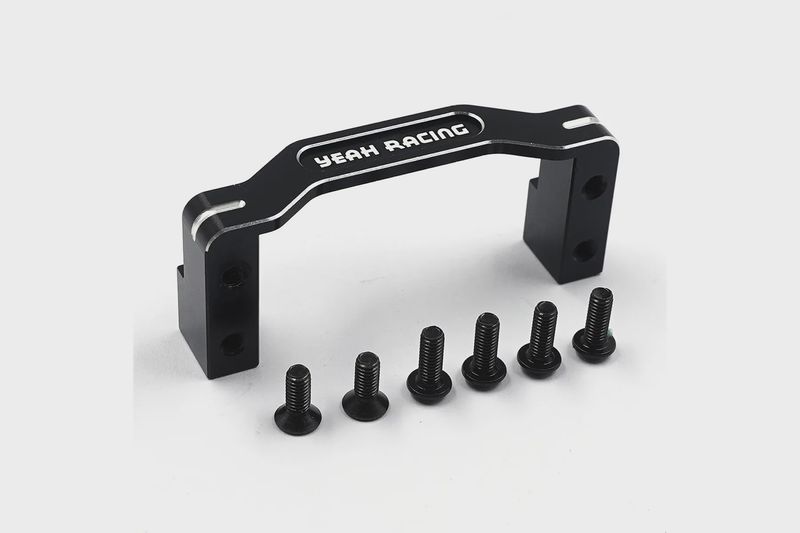 Yeah Racing Aluminium Servo Mount - Black