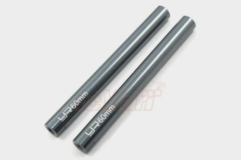 Yeah Racing Gunmetal Aluminium 6x60mm Linkages w/ 3mm Thread 2Pcs