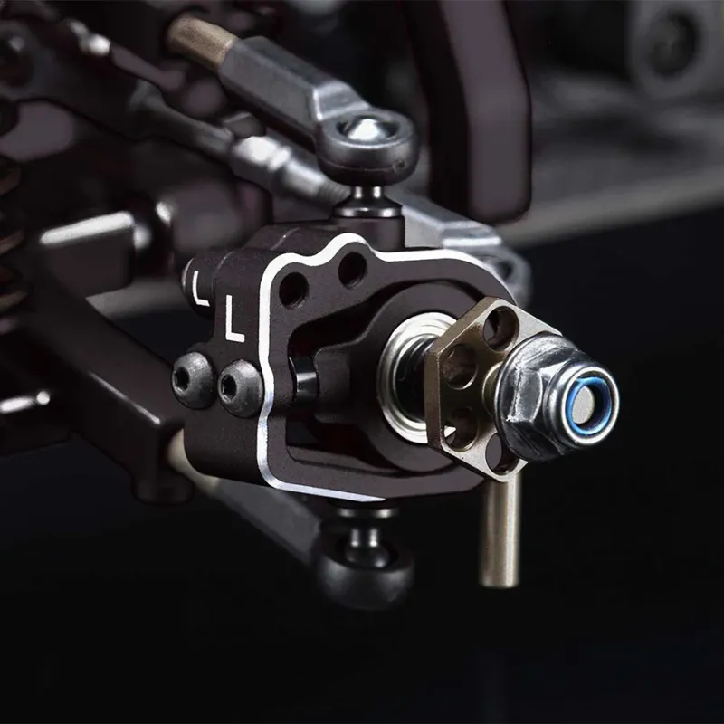 Yokomo Alum. Adjustable Steering Block - Black