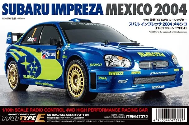 Subaru Impreza 2004 Mexico (TT-01 Chassis TYPE-E)