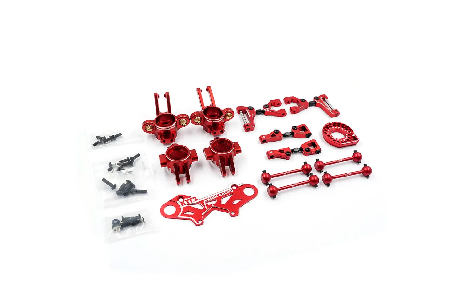Yeah Racing Aluminium Conversion Kit - Red
