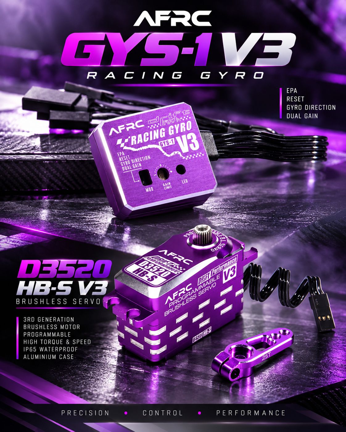 AFRC Drift Control Bundle Purple