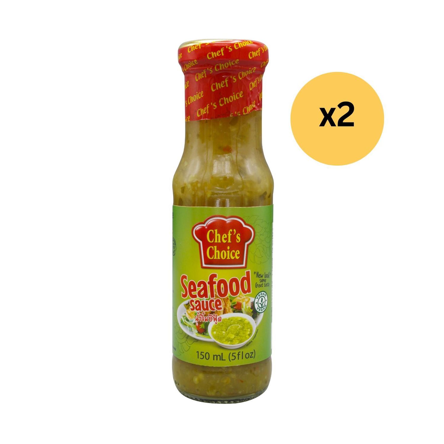 純素泰式海鮮汁 - 150 毫升x 2  Vegan Seafood Sauce - 150ml x 2［此日期前最佳：2027年1月19日］