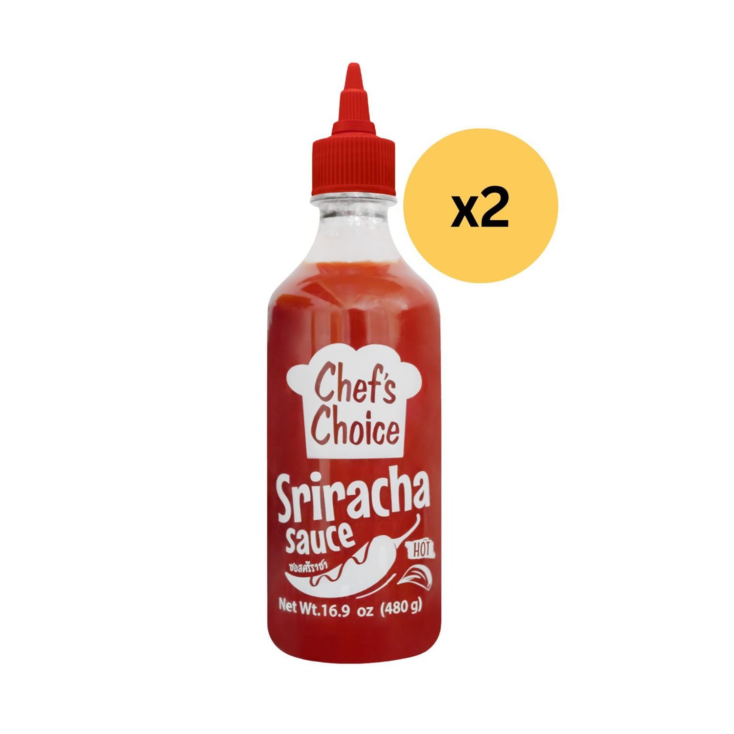 是拉差辣醬 480克 x 2  Sriracha Sauce 480g x 2［此日期前最佳：2027年7月7日］