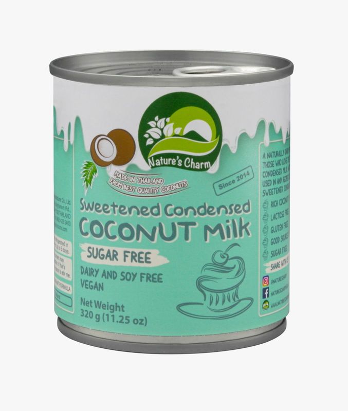 純素甜椰子煉奶 - 無糖 - 320 克Sweetened Condensed Coconut Milk - Sugar Free - 320g［此日期前最佳：2025年7月27日］